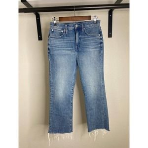 J. Crew Point Sur frayed hem cropped jean | 26